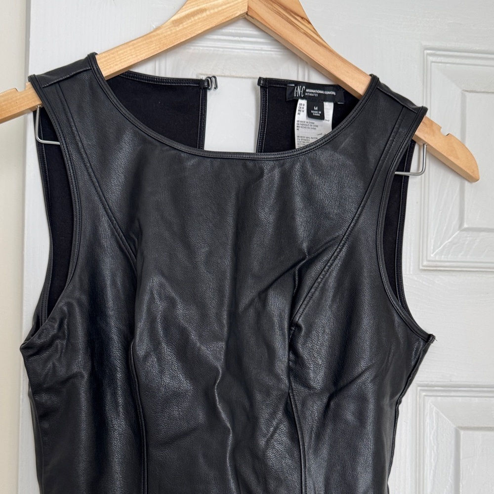 INC International Concepts Black Bodysuit - Picture 4 of 6